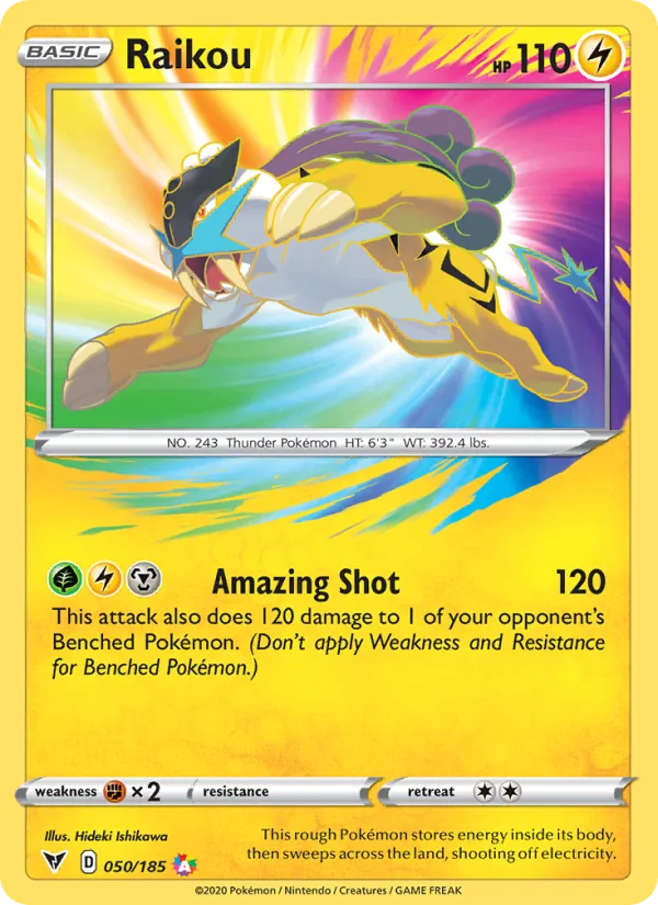 Pokémon — Raikou — Vivid Voltage