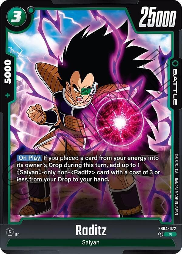 Dragon Ball Fusion World — Raditz — Ultra Limit
