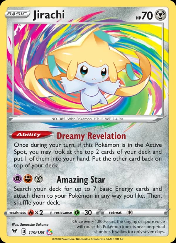 Pokémon — Jirachi — Vivid Voltage