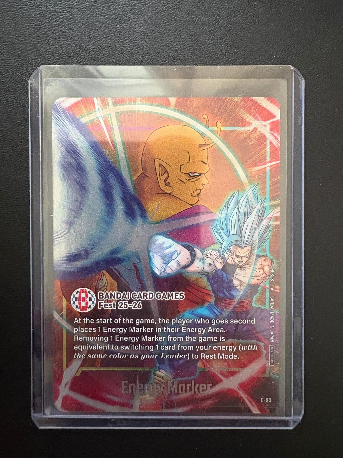 Dragon Ball Fusion World Energy Marker (E-93) — Fusion World Energy Markers, Mint