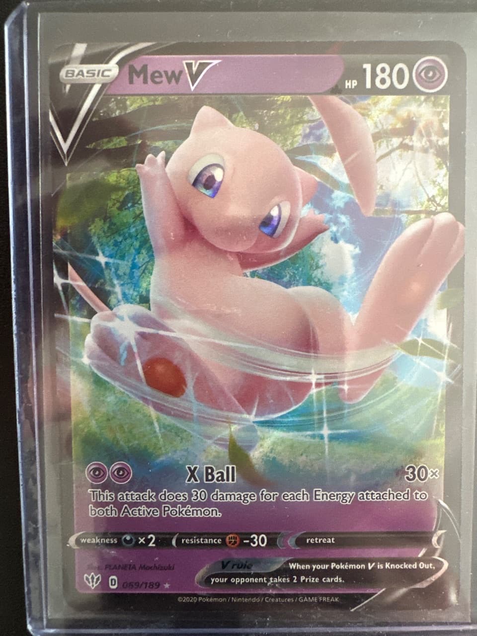 Pokémon Mew V 69/189 — Darkness Ablaze, Near Mint