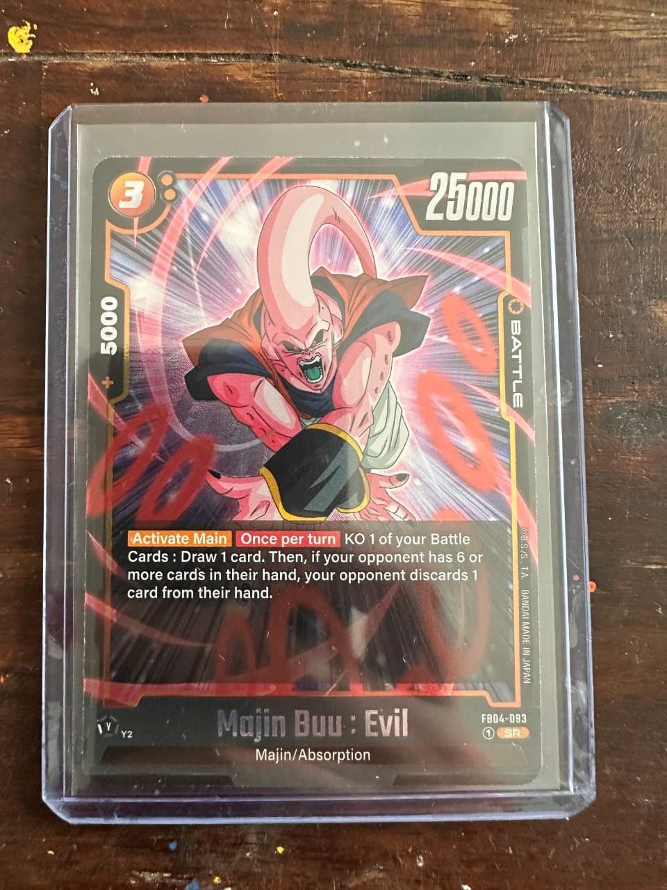 Dragon Ball Fusion World Majin Buu : Evil - FB04-093 — Ultra Limit, Mint