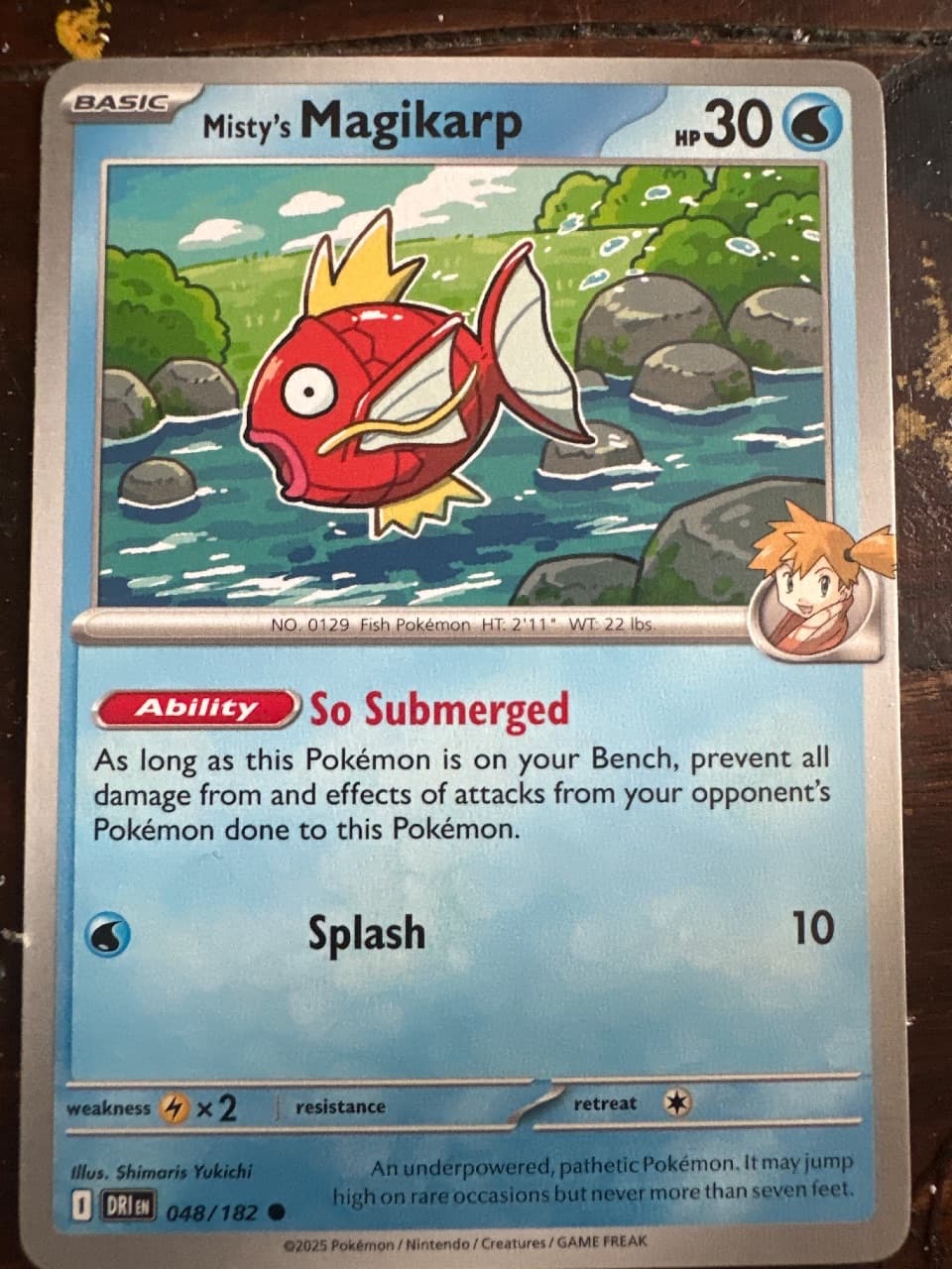 Pokémon Misty's Magikarp 048/182 — Destined Rivals, Near Mint