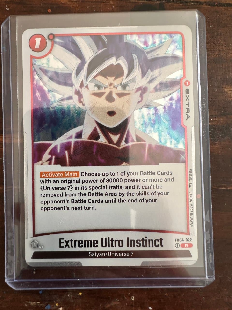 Dragon Ball Fusion World Extreme Ultra Instinct FB04-022 — Ultra Limit, Mint