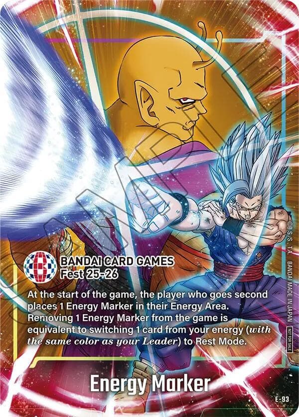 Dragon Ball Fusion World — Energy Marker (E-93) — Fusion World Energy Markers