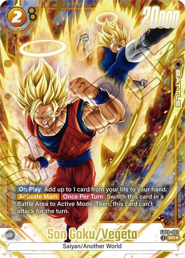 Dragon Ball Fusion World — Son Goku/Vegeta (Alternate Art) — Dual Evolution